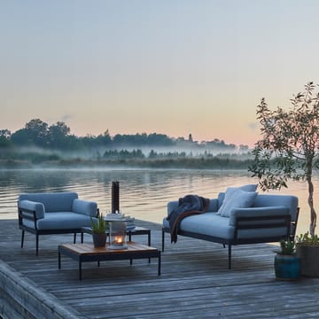 Anholt loungebord - Grey, mörkgrå aluminium ram - Skargaarden