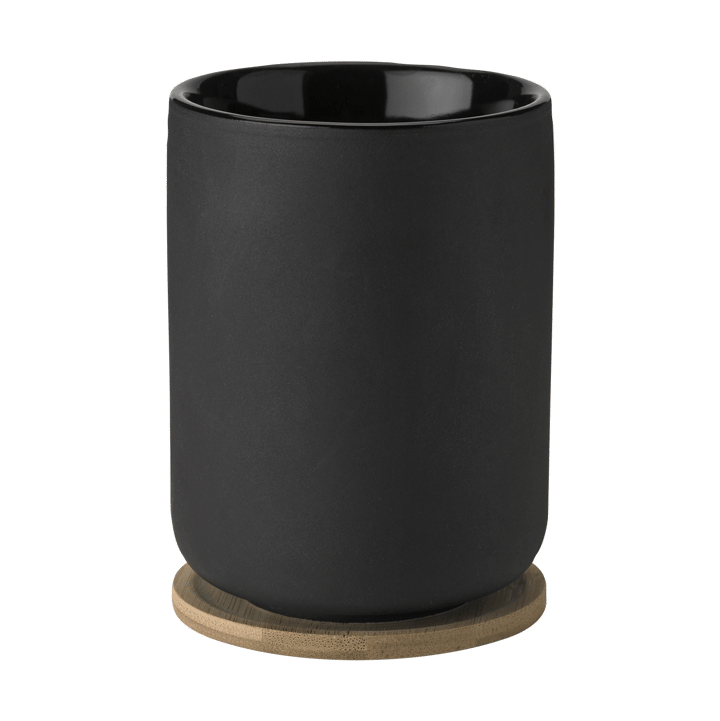 Theo termosmugg med underlägg 25 cl, Black Stelton