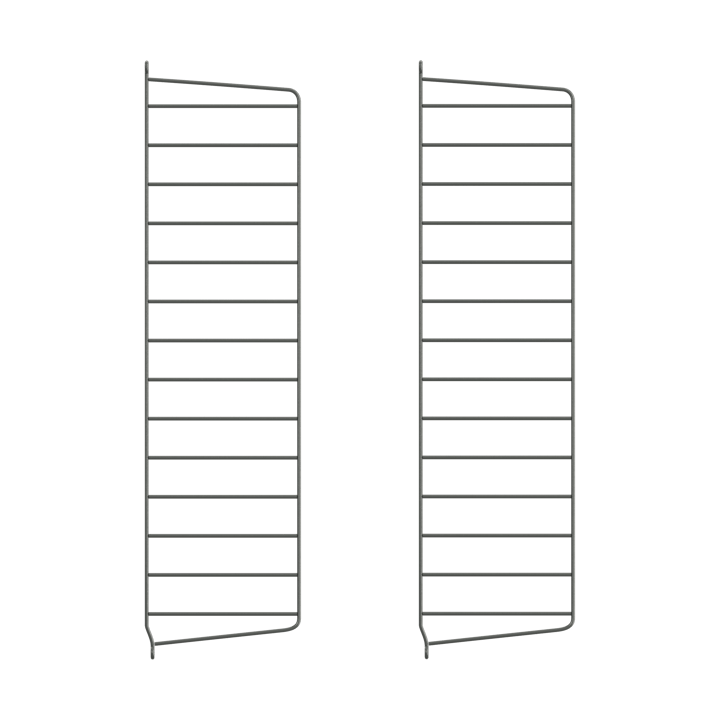 String väggavel - Mörkgrå, 75x20 cm, 2-pack - String