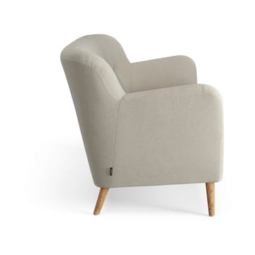 Nova soffa 3-sits med knappar 200 cm - Linara 05 Porridge-ek oljad - Swedese