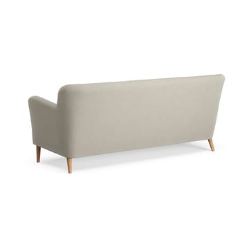 Nova soffa 3-sits med knappar 200 cm - Linara 05 Porridge-ek oljad - Swedese