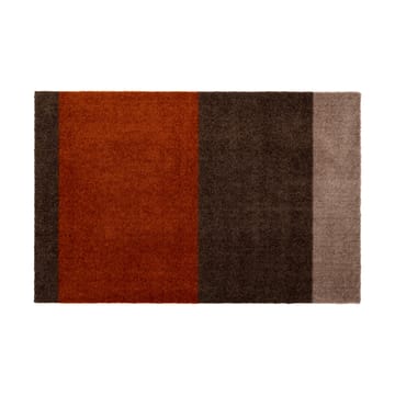 Stripes by tica, horisontell, dörrmatta - Brown-terrakotta, 60x90 cm - tica copenhagen