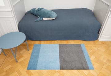 Stripes by tica, horisontell, gångmatta - Blue-steel grey, 67x120 cm - tica copenhagen