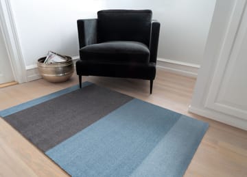 Stripes by tica, horisontell, gångmatta - Blue-steel grey, 90x130 cm - tica copenhagen