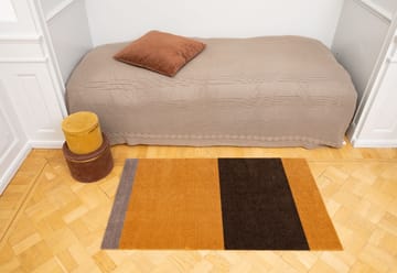 Stripes by tica, horisontell, gångmatta - Dijon-brown-sand, 67x120 cm - tica copenhagen