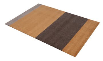 Stripes by tica, horisontell, gångmatta - Dijon-brown-sand, 90x130 cm - tica copenhagen