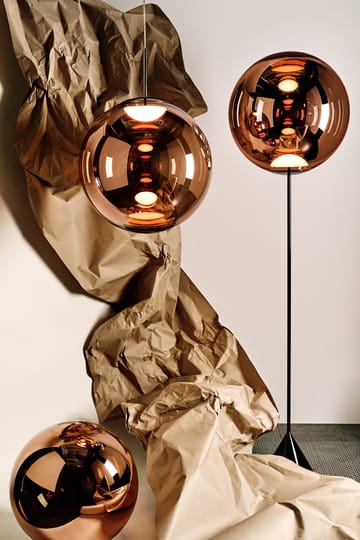 Globe Cone slim golvlampa LED 180 cm - Copper - Tom Dixon