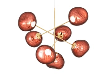 Melt Chandelier large takkrona LED 196 cm - Copper - Tom Dixon