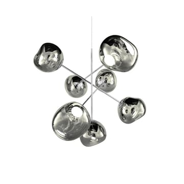 Melt Chandelier large takkrona LED 196 cm - Silver - Tom Dixon