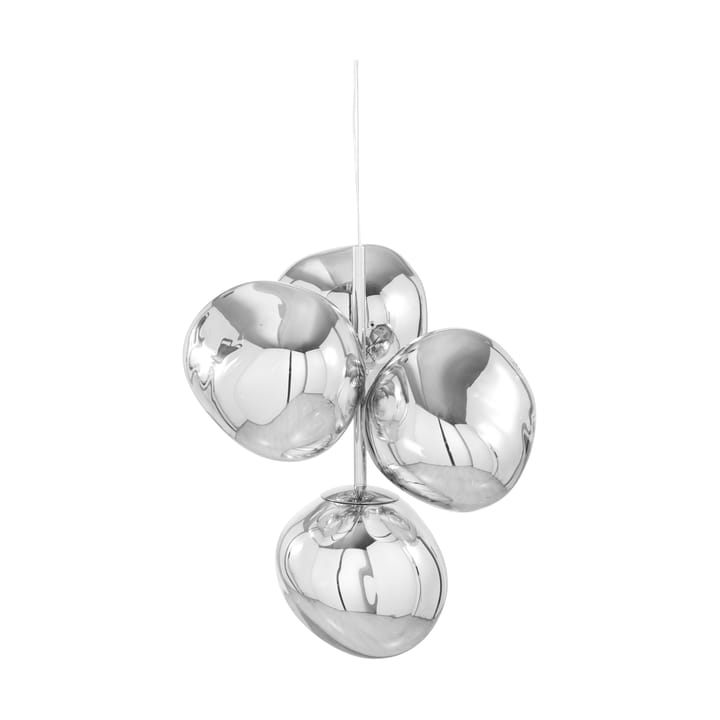 Melt Chandelier mini takkrona LED 63,4 cm - Silver - Tom Dixon