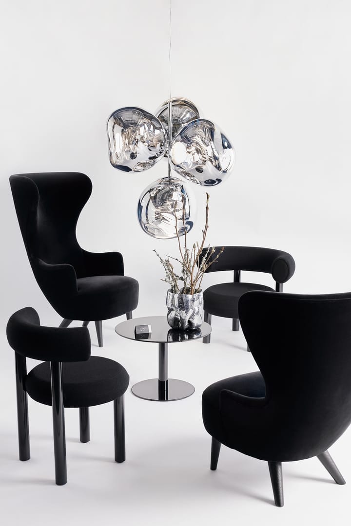 Melt Chandelier small takkrona LED 103 cm, Silver Tom Dixon