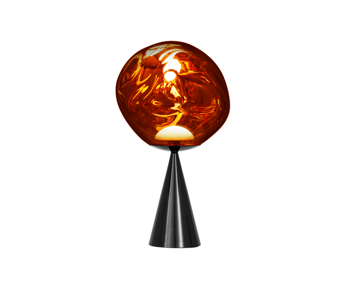 Melt Cone fat bordslampa LED 46,5 cm, Copper Tom Dixon