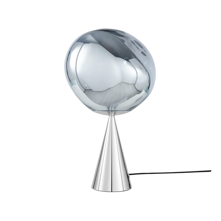 Melt Cone fat bordslampa LED 46,5 cm - Silver-silver - Tom Dixon