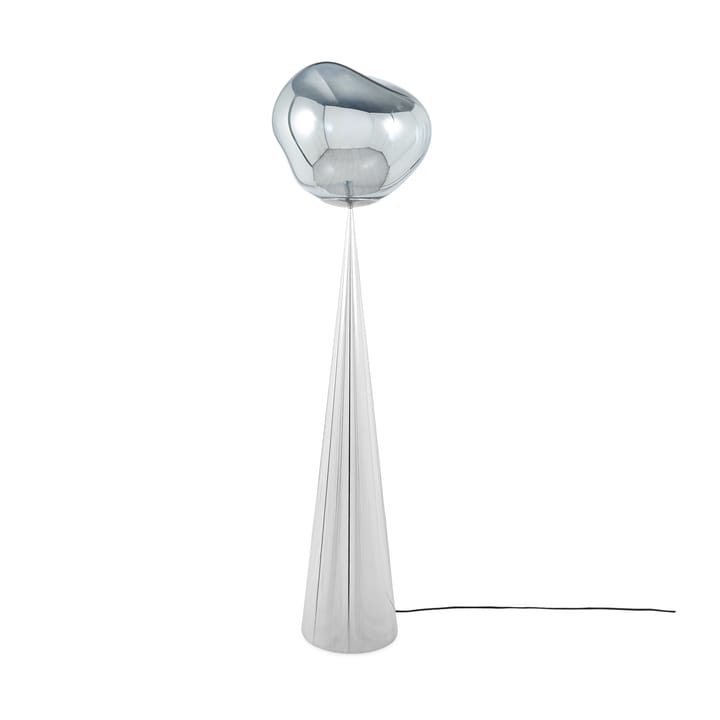 Melt Cone fat golvlampa LED 174,5 cm - Silver-silver - Tom Dixon