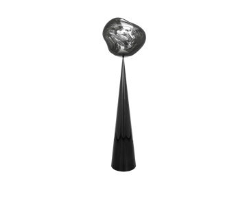 Melt Cone fat golvlampa LED 174,5 cm - Silver - Tom Dixon