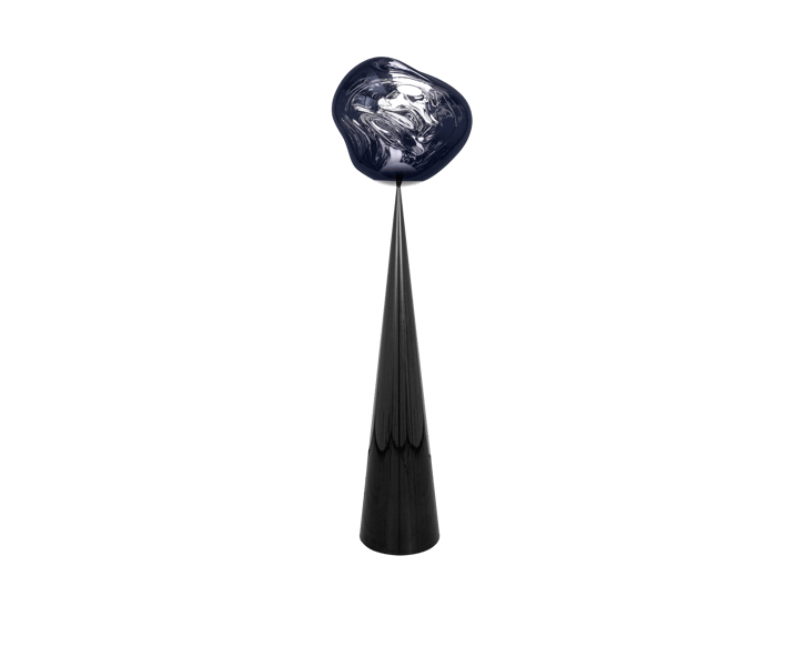 Melt Cone fat golvlampa LED 174,5 cm, Smoke Tom Dixon