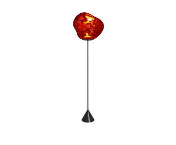 Melt Cone slim golvlampa LED 180 cm - Copper - Tom Dixon