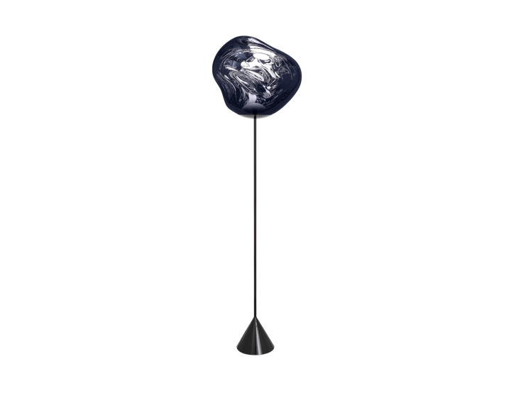 Melt Cone slim golvlampa LED 180 cm, Smoke Tom Dixon