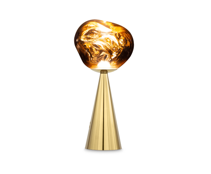 Melt Portable bordslampa, Gold Tom Dixon