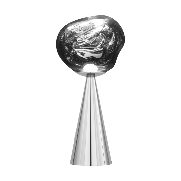 Melt Portable LED bordslampa 28,5 cm, Silver Tom Dixon