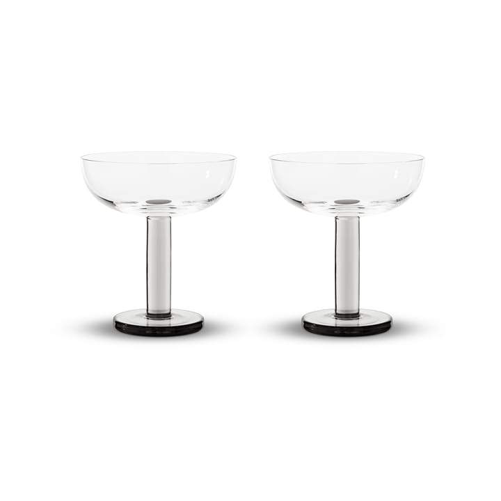 Puck coupeglas 17,5 cl 2-pack - Clear - Tom Dixon