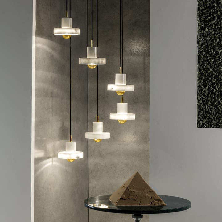 Stone pendel, Vit marmor Tom Dixon