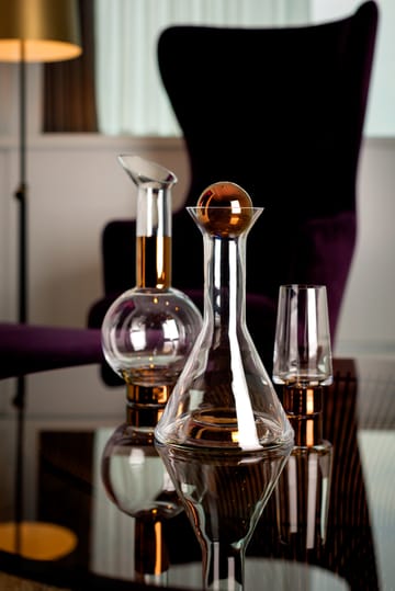 Tank High Ball dricksglas 38 cl 2-pack - Clear-copper - Tom Dixon