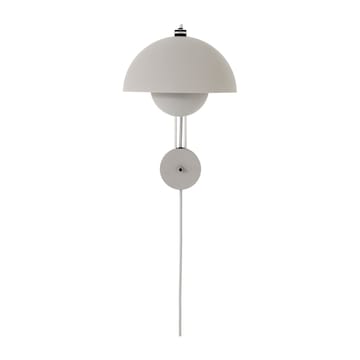 Flowerpot vägglampa VP8 - Matt light grey - &Tradition