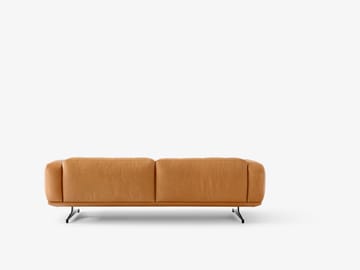 Inland AV23 3-sits soffa - Noble leather cognac-warm black - &Tradition