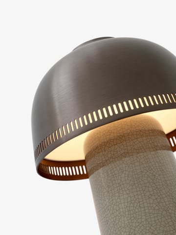 Raku SH8 bordslampa - Beige Grey & Bronze - &Tradition