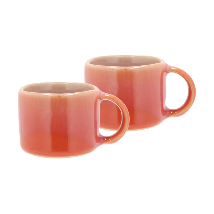 Styles espressokopp 8 cl 2-pack - Lila-orange - Villa Collection