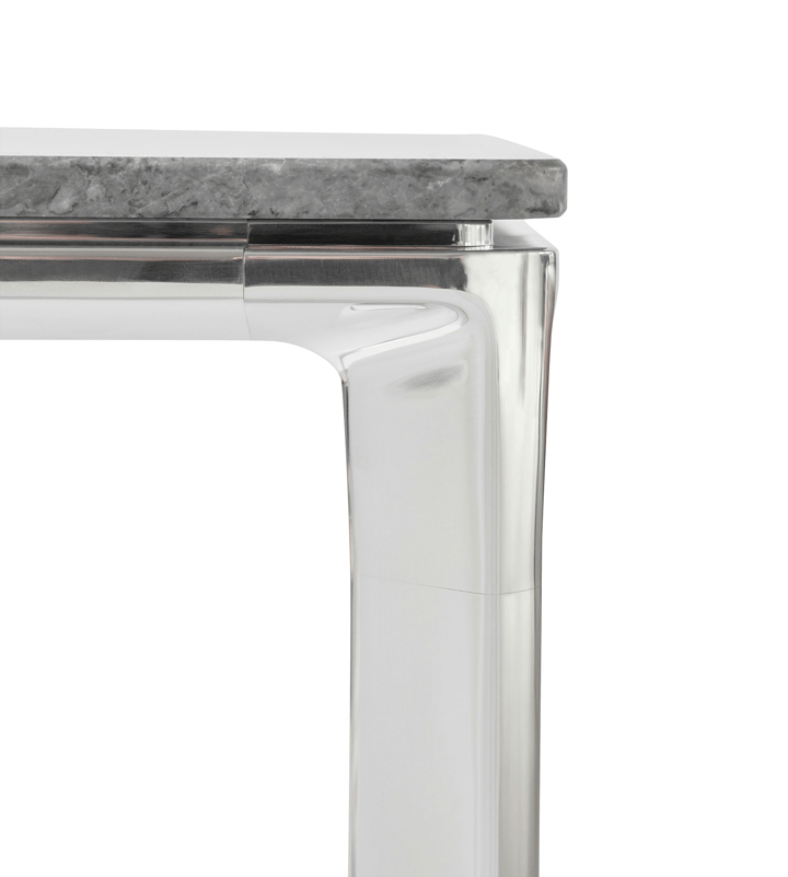 Vipp430 Studio Desk skrivbord 60x125 cm, Ocean grey marble Vipp