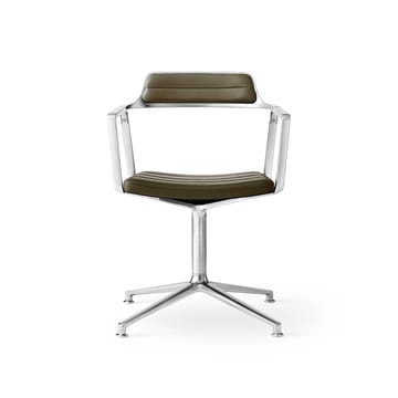 Vipp452 Swivel kontorsstol - Pol. aluminium-bosco green - Vipp