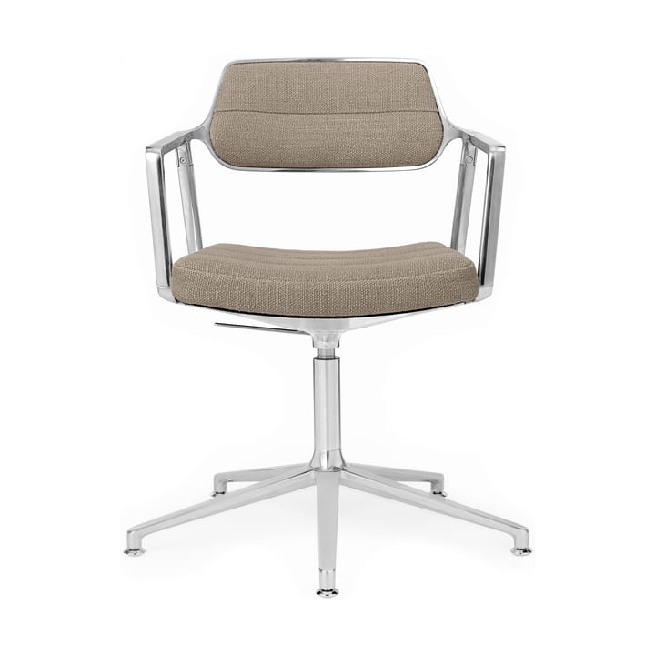 Vipp453 Swivel+ kontorsstol - Pol. aluminium-dark sand - Vipp