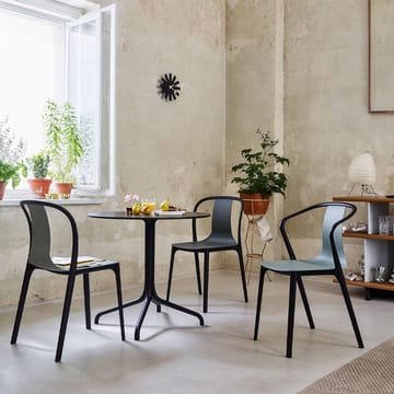 Belleville plastic stol - Basalt-Black - Vitra