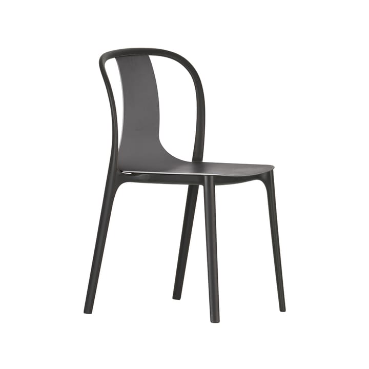 Belleville plastic stol - Basalt-Black - Vitra