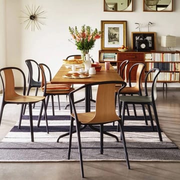 Belleville wood stol - Black ash-Deep black - Vitra