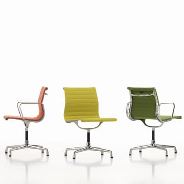 EA 103 karmstol polerad aluminium - Hopsak 66 nero - Vitra