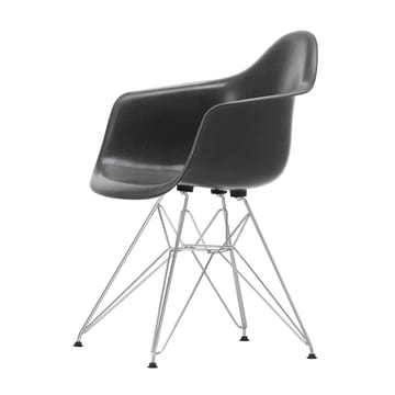 Eames fiberglass armchair DAR karmstol - Elephant hide grey-Chrome - Vitra