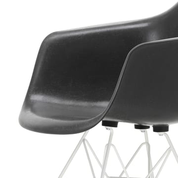 Eames fiberglass armchair DAR karmstol - Elephant hide grey-White - Vitra