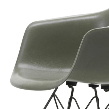 Eames fiberglass armchair DAR karmstol - Raw umber-Basic dark - Vitra