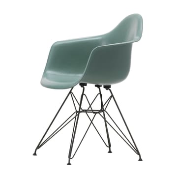 Eames fiberglass armchair DAR karmstol - Sea foam green-Basic dark - Vitra