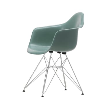 Eames fiberglass armchair DAR karmstol - Sea foam green-Chrome - Vitra