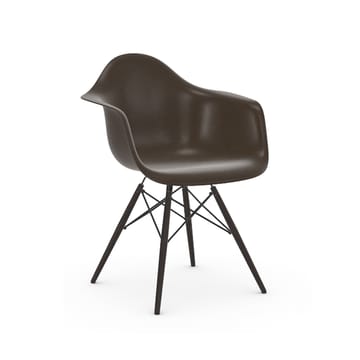 Eames Fiberglass Armchair DAW karmstol - Elephant hide grey-black maple - Vitra