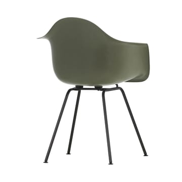 Eames Fiberglass Armchair DAX - Raw umber-basic dark - Vitra