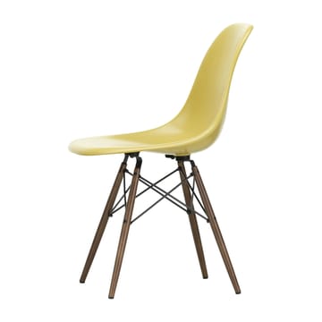 Eames Fiberglass Chairs DSW stol - ochre light, brunbetsade lönnben - Vitra