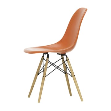 Eames Fiberglass Chairs DSW stol - red orange, askben - Vitra