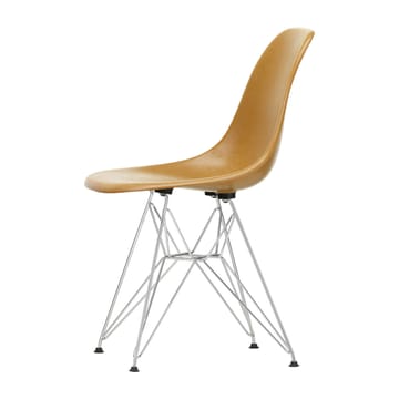 Eames Fiberglass Side Chair DSR stol - Ochre dark-Chrome - Vitra