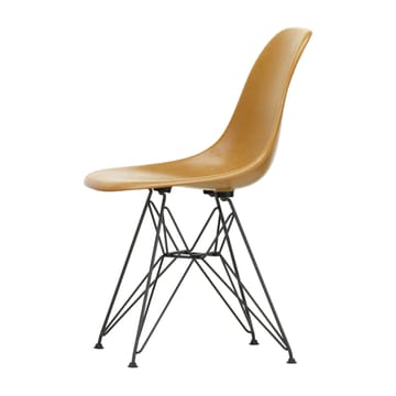 Eames Fiberglass Side Chair DSR stol - Ochre dark-Dark basic - Vitra