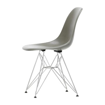 Eames Fiberglass Side Chair DSR stol - Raw umber-Chrome - Vitra